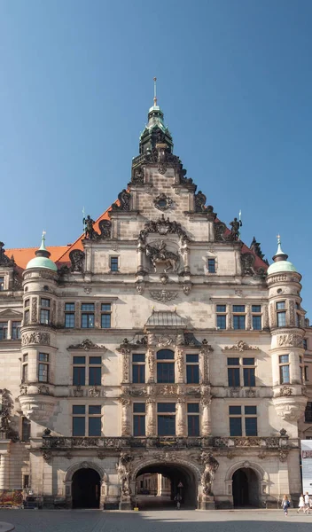 Dresden Tyskland Juli 2019 Dresden Slott Tidigare Residens För Väljare — Stockfoto