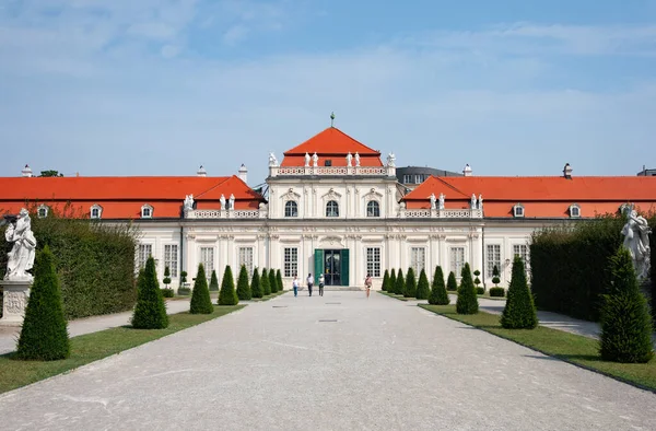 Wien Österrike Juli 2019 Nedre Palatset Från Centrala Gränden Belvedere — Stockfoto