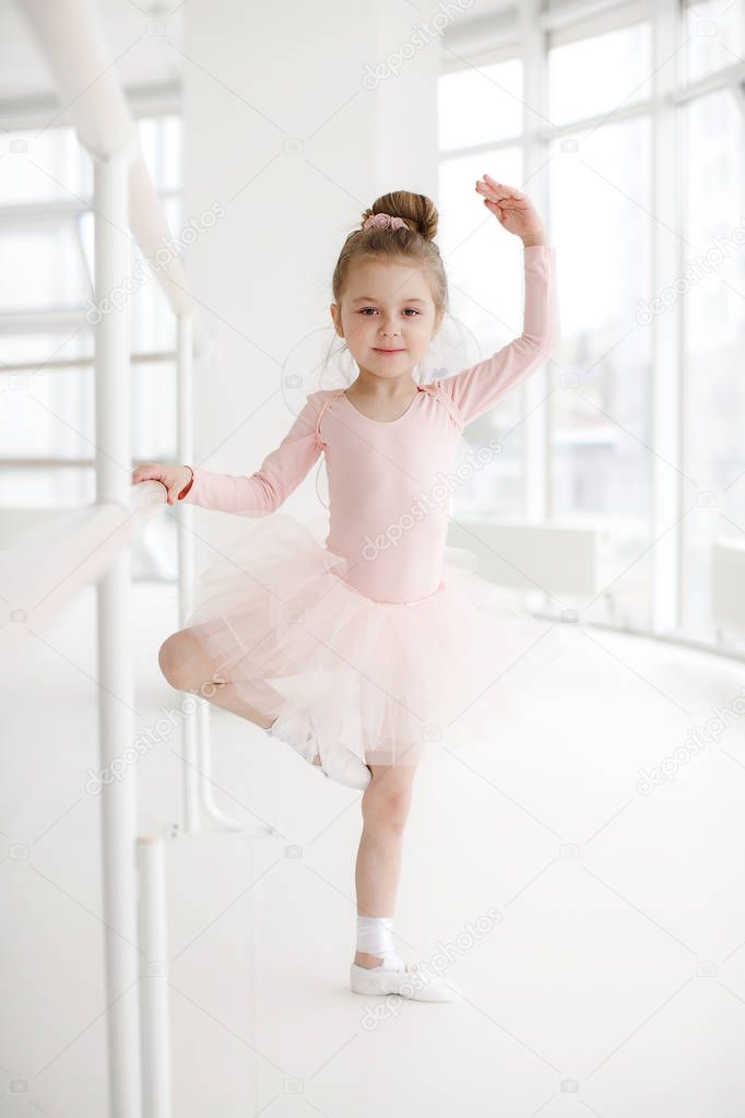 Fotos de Niña Linda Clase Estudio Ballet Niña Bailarina Tutú Rosa
