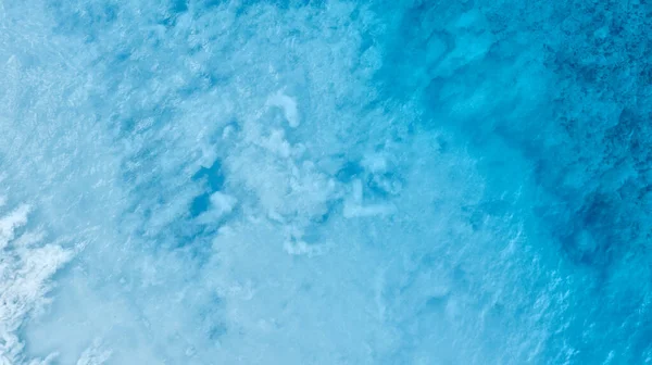 Seychellernas strand Indiska oceanen från drönare, strand och berg. — Stockfoto