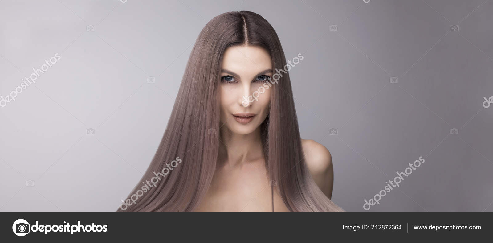 Interesting Trendy Purple Hair Color Long Strong Hair Professional