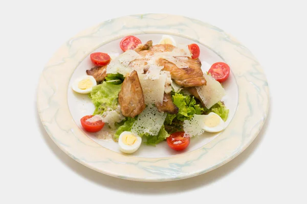 Segundo Pratos Saladas Bebidas Antes Servir Aos Visitantes Comida Prato — Fotografia de Stock