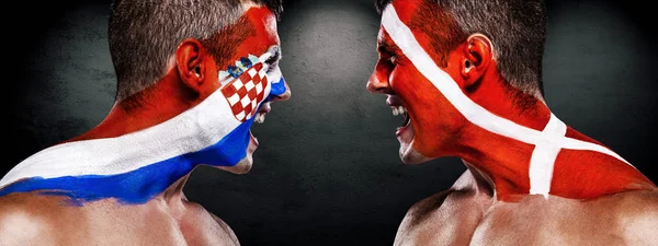 Futbol fan onların takım zafer için tezahürat