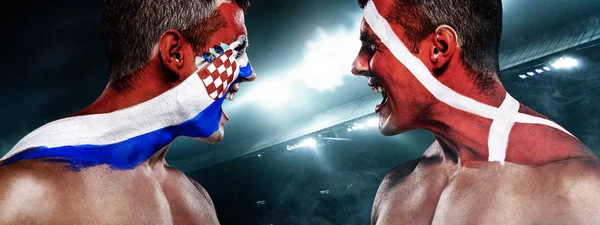 Futbol fan onların takım zafer için tezahürat