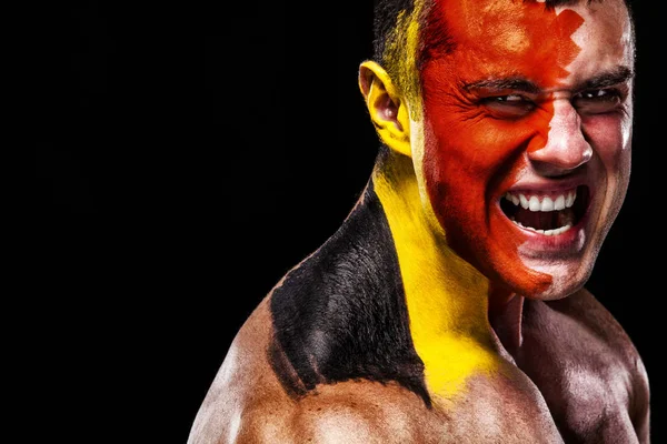 Futbol fan onların takım zafer için tezahürat