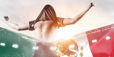 Meksika gol kutluyor