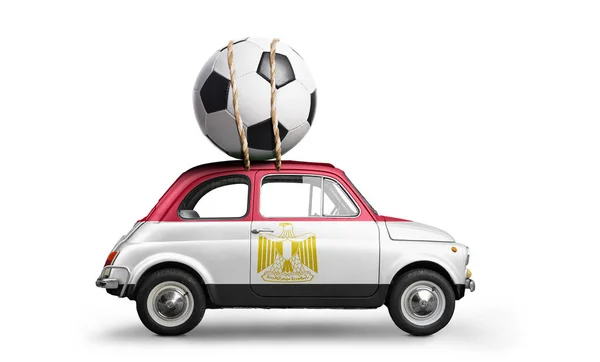 Egyiptomi labdarúgó-autó — Stock Fotó