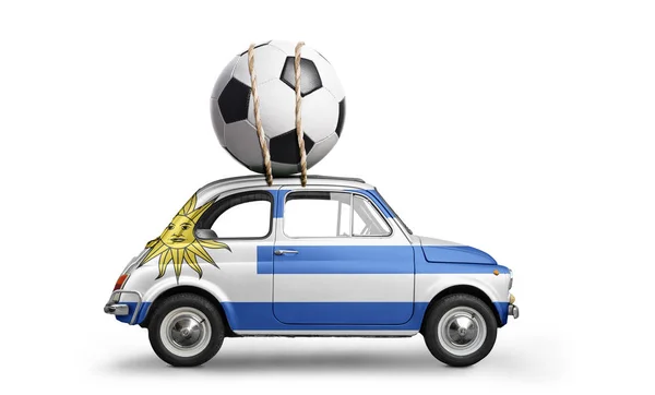 Uruguay fotbal auto — Stock fotografie
