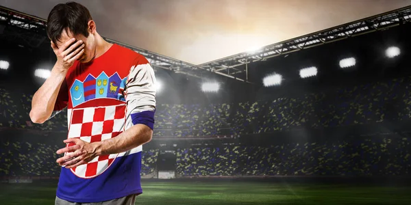 sad Croatia player