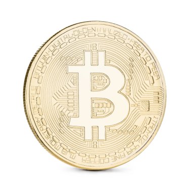 Bitcoin üzerinde beyaz artalan
