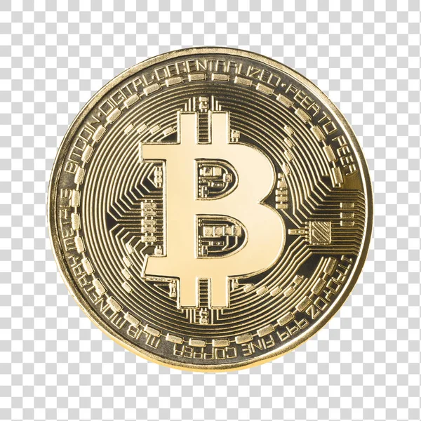 Bitcoin with clipping path — Stock Photo, Image