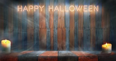 Cadılar Bayramı puslu Oda