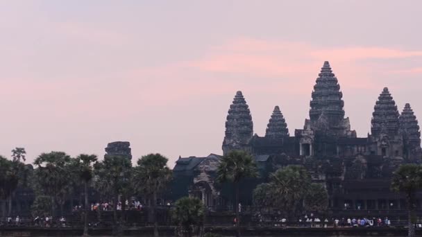 Tempelkomplex von Angkor — Stockvideo