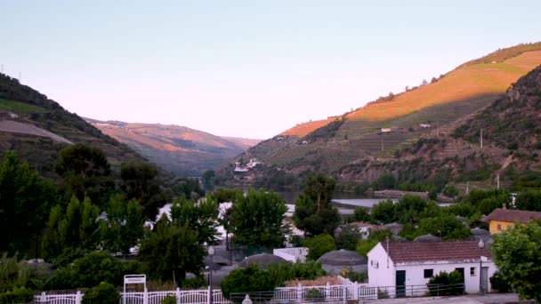 Nehir Douro valley, Portekiz — Stok video