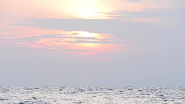 Mar de Andamán amanecer — Vídeo de stock