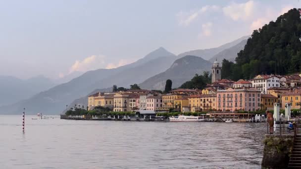 Bellagio am comer see — Stockvideo