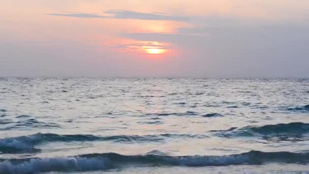 Mar de Andamán amanecer — Vídeo de stock
