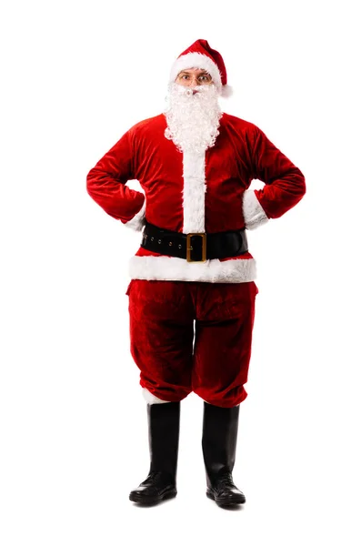 Santa Claus on white background — Stock Photo, Image