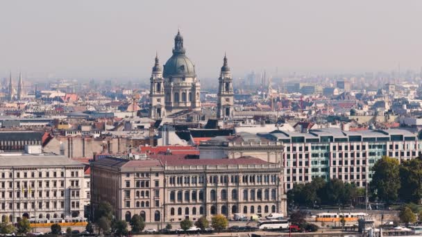 Budapest City View — Stock video