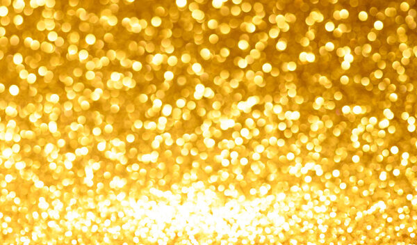 Yellow Christmas or New Year background