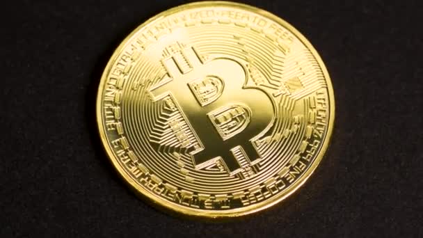 Περιστρεφόμενο Bitcoin, χωρίς ραφές βρόχου — Αρχείο Βίντεο