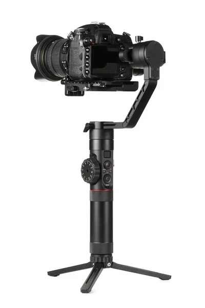 Estabilizador Gimbal com câmera — Fotografia de Stock