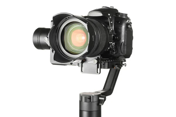 Stabilizzatore Gimbal con fotocamera — Foto Stock