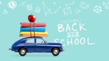 Okul arabası animasyonuna geri dön