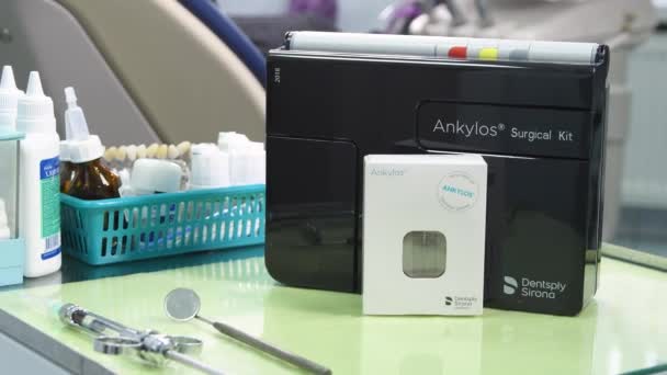 Ankylos kirurgiska kit — Stockvideo