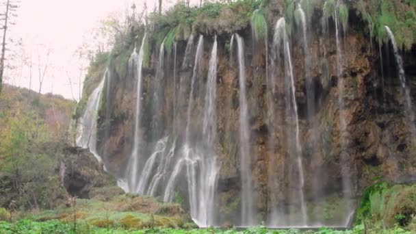 Laghi di Plitvice d'autunno — Video Stock