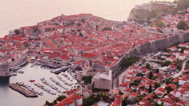 Coucher de soleil Dubrovnik timelapse — Video