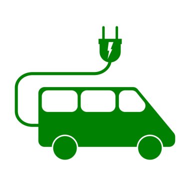 Elektrik minivan işareti