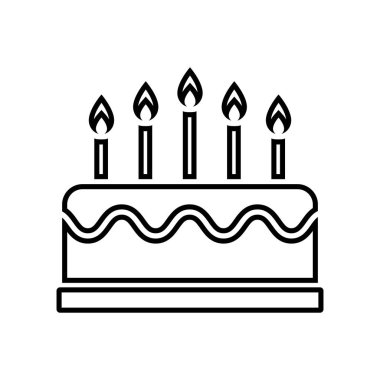 doğum günü pastası simgesi