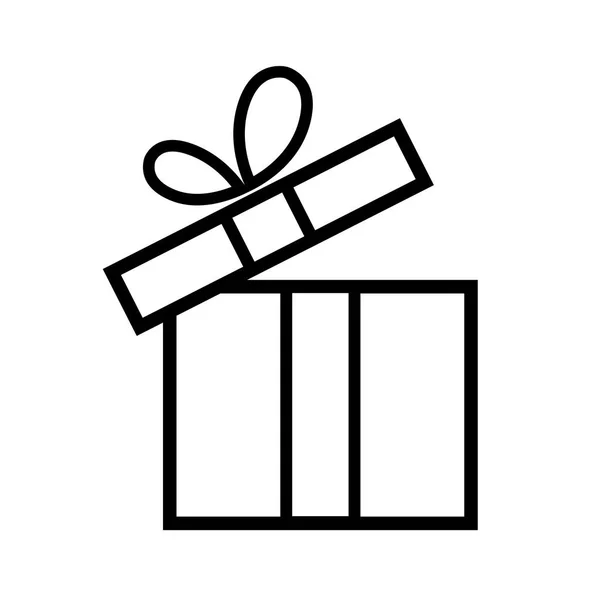 Icono de caja de regalo — Archivo Imágenes Vectoriales