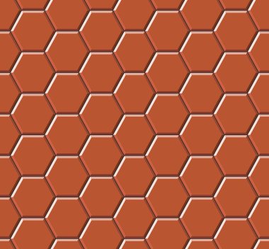 Altıköşe kaldırım döşeme. Seamless modeli