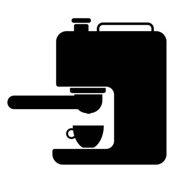 kahve makinesi vektör simgesi