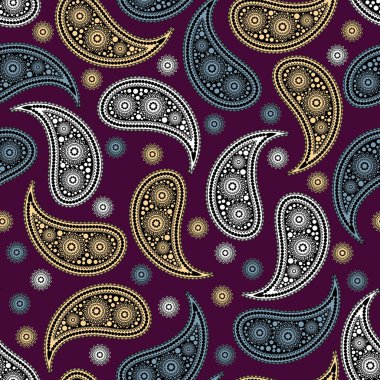 Paisley pürüzsüz desen