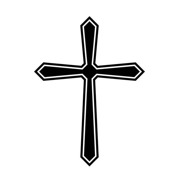Религиозный крест. Вектор — стоковый вектор