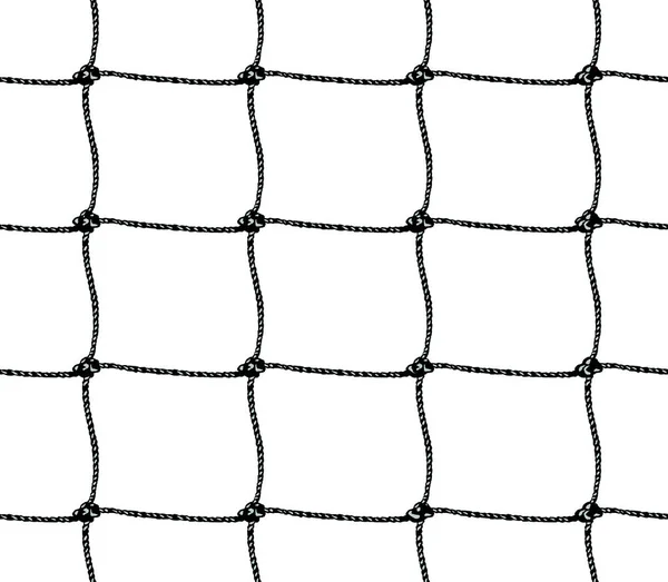 Seamless pattern of soccer goal net or tennis net — Stock Vector