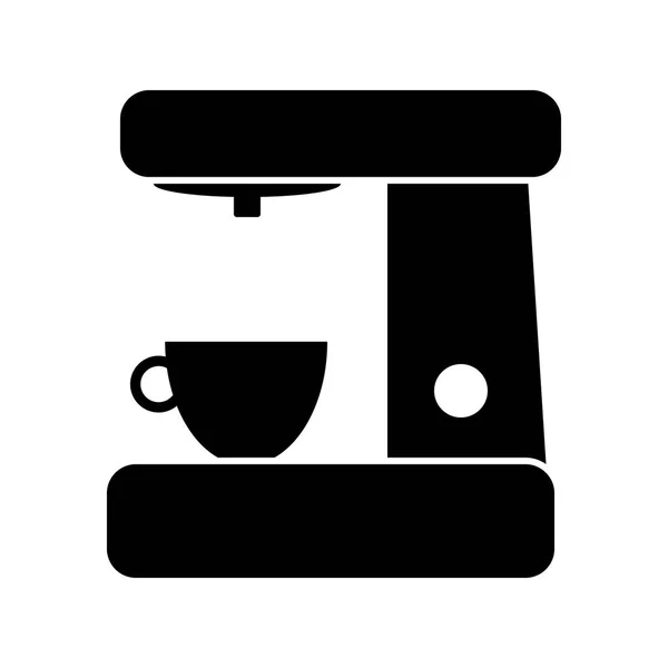 Koffieautomaat vector pictogram — Stockvector