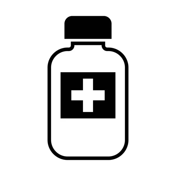 Eine Flasche Medizin — Stockvektor