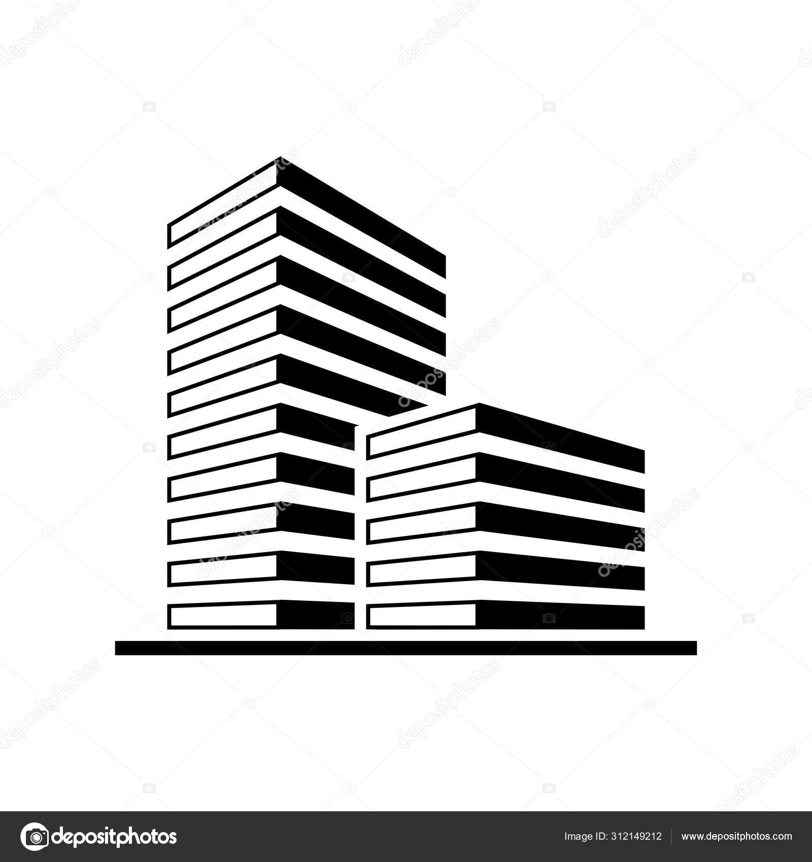 Icono de edificios modernos Vector de stock #312149212 de ©Laures, image size:1600x1700