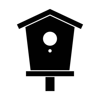 Kuş Evi Simgesi izole edildi