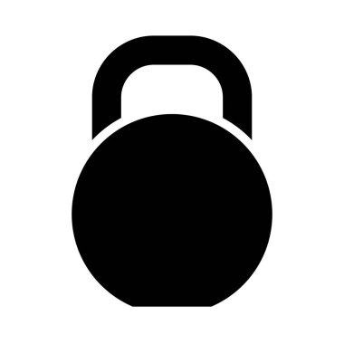 Kettlebell simge vektör