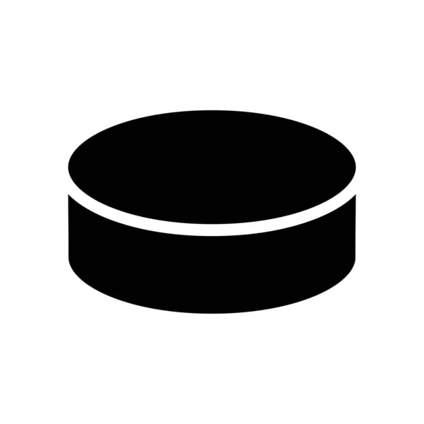 Hokej puck ikona — Wektor stockowy