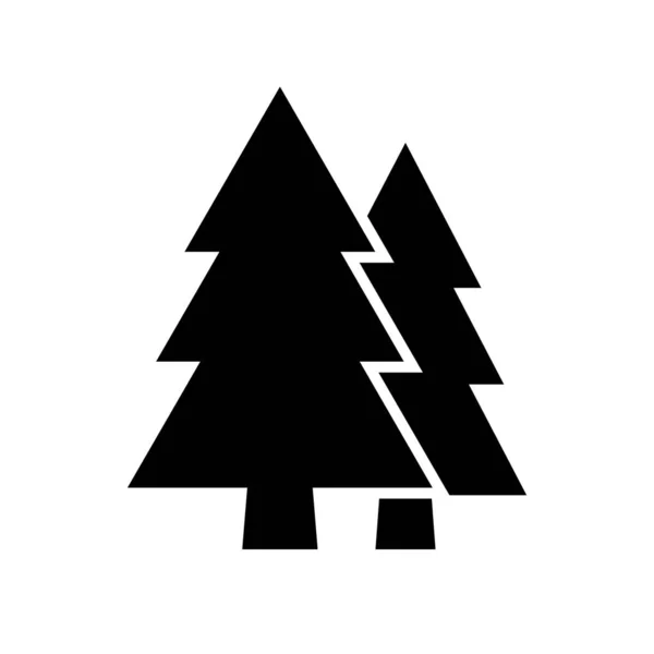 Fir tree pictogram — Stockvector