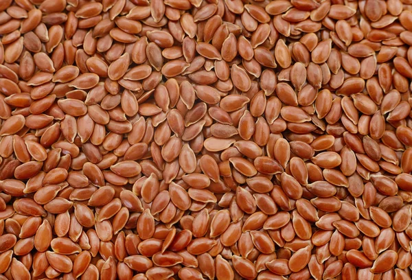 Brown flax seeds.