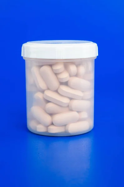 Immagine Contenitore Con Pillole Mediche — Foto Stock