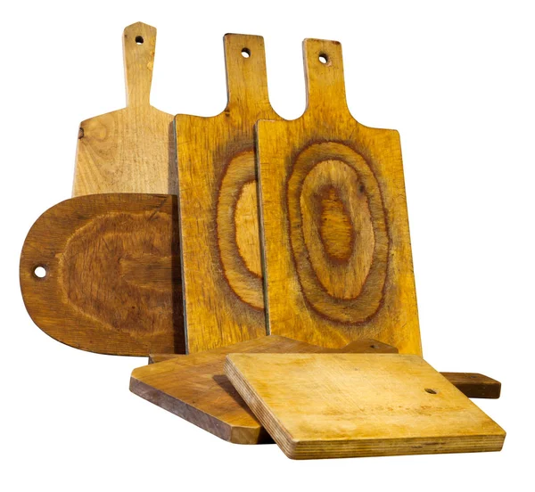 Old kitchen cutting boards — Stock Photo, Image