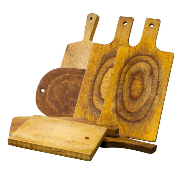 Old kitchen cutting boards — Stock Photo, Image